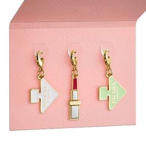 Prada Enamel Charm Set NWT